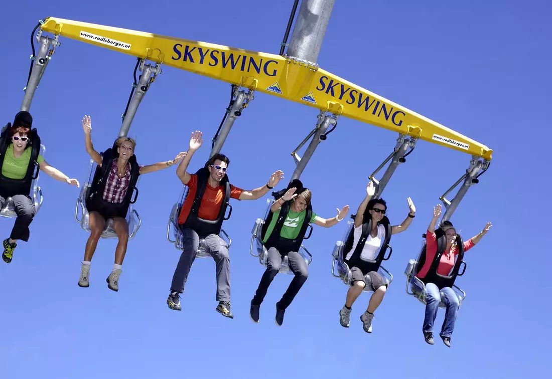 Skyswing im Sommer Funpark Fiss